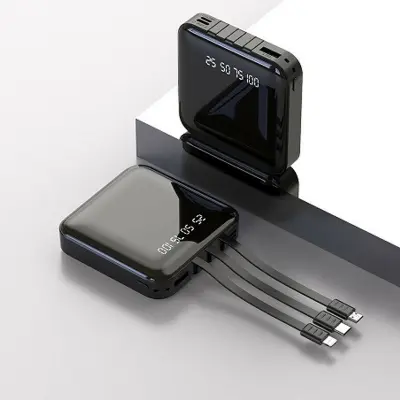 Picture of Power Bank 20000mAh Built-in Connectors for Apple iPhone/iPad, USB, Mini USB and USB-C Ports