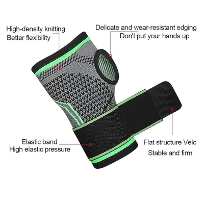 Picture of 1 Piece Compression Fabric High Elastic Bandage Fitness Yoga Wrist Support Crossfit Gym Powerlifting New 1 Pis
