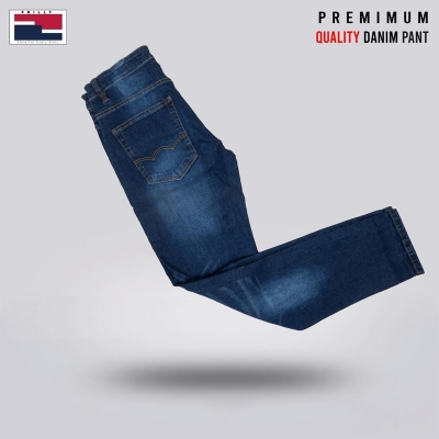 Picture of Men'S Premium Quality Black Denim Jeans Pant