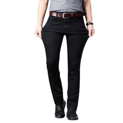 Picture of Men'S Premium Quality Black Denim Jeans Pant