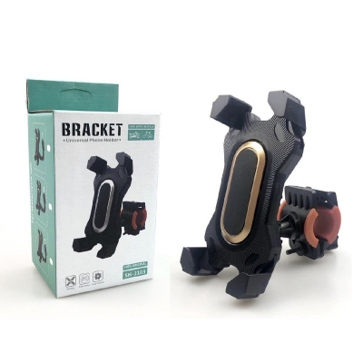 Picture of Bracket Universal Mobile Holder Mount For Bike And Cycle High Quality Plastic Material Handle Holder Black Colour
