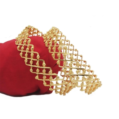 Picture of City Gold/Gold Plated Bangles For Women - 2pieces