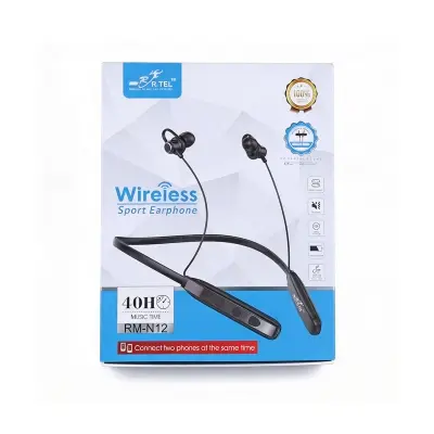 Picture of R Tel RM-N12 Bluetooth Wireless Nackband In Ear Headphones
