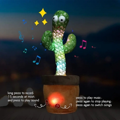 Picture of Danceing Cactus For Baby's Toy With 120 Songs