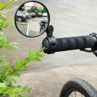 Picture of Bicycle 360 Degree Mirror, Looking Glass - Blind Spot Round Mirror for Looking glass - 2 Pcs