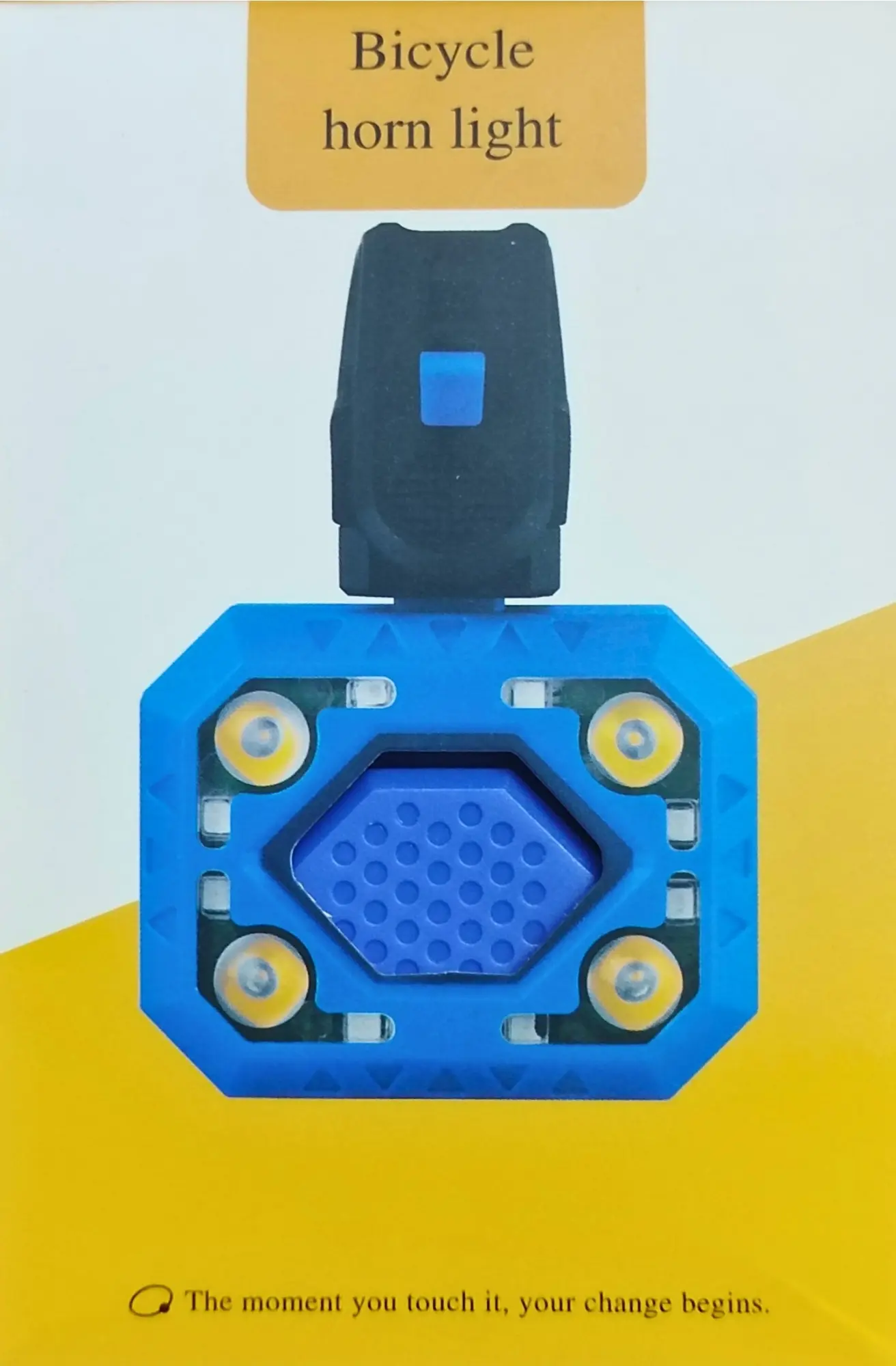 Picture of Bicycle Dipper Light with High Loud Horn With 4 Led - Cycle Accessories - Waterproof Bicycle Dipper Horn & Light