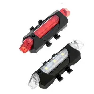 Picture of MTB Cycle Back Light Bicycle Waterproof Rear Tail light LED - USB Rechargeable Mountain Bike Cycling Light - Tail lamp Safety Warning Light - Cycle Light