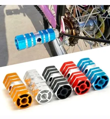 Picture of Bicycle Aluminum Foot Pegs - Bicycle Footpegs Aluminum Alloy Axles BMX - Bicycle Stunt Foot Pegs - Bicycle Accessories - 2 Pcs