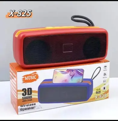 Picture of X-825 Portable Blue Tooth Speaker Column Stereo HiFi Heavy Bass Wireless Soundbar Subwoof Loudspeaker Supports TF USB FM Radio