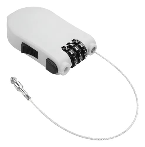 Picture of Anti theft lock,Bike Combination Cable Code Lock Extendable Wire Luggage Bicycle Rock Password 3 Padlock Bike Chain Lock
