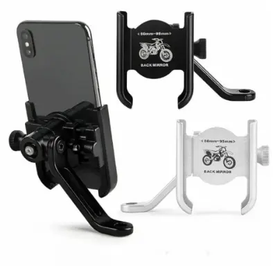 Picture of High Quality Aluminum Alloy Metal bike Motorcycle Mobile Phone Bracket Mobile Phone Holder 03-H1