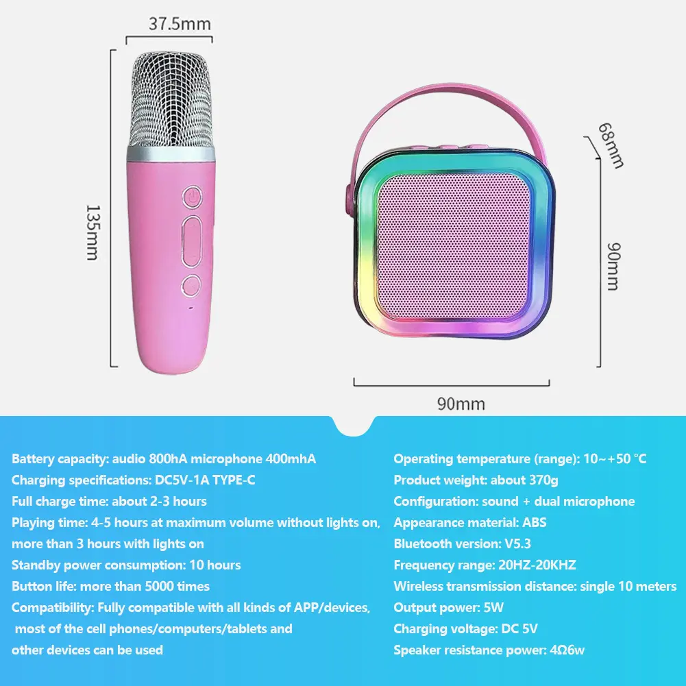 Picture of Music sound column for pc mobile phone speakers party bluetooth pa bt bluetooth speaker wireless