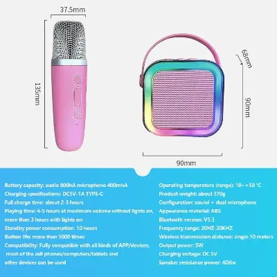 Picture of Music sound column for pc mobile phone speakers party bluetooth pa bt bluetooth speaker wireless
