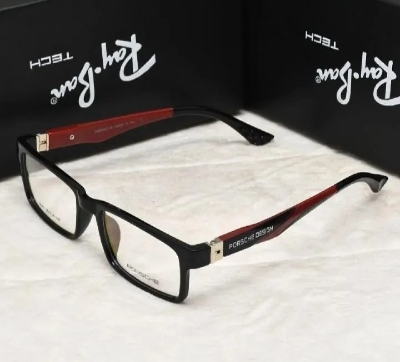 Picture of New Porsche Design Premium Quality Eyewear Eyeglass Rectangle frame Brown, Blue and Black (One Size,Black)
