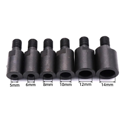 Picture of Drilling Grinding Cutting Connecting Shaft for 775/795/895 DC Motor 5mm 6mm Inner Hole (5mm dia rear hole)