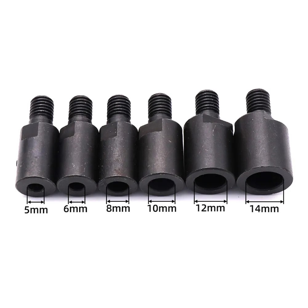 Picture of Drilling Grinding Cutting Connecting Shaft for 775/795/895 DC Motor 5mm 6mm Inner Hole (6mm dia rear hole)