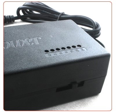 Picture of 12-24V adjustable voltage 96W 7 switching power supply charger adapter universal power supply Best in class (Black)
