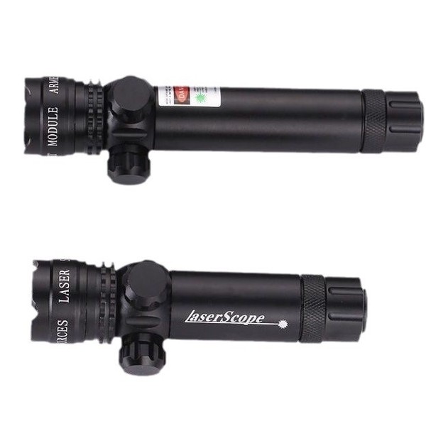 Picture of Adjustable big green laser pointer for outdoor sport shooting aiming (Black)