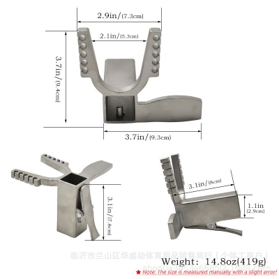 Picture of New most powerful slingshots rifle in the country Stainless Steel Special Pole + Resin Rifle Grip + Zinc Alloy Spreader + 10 Strand SS Bow Head + 6 strand powerful Rubber + Red Small Laser + Aluminum Mount very powerful (Ready) (Stainless Steel)