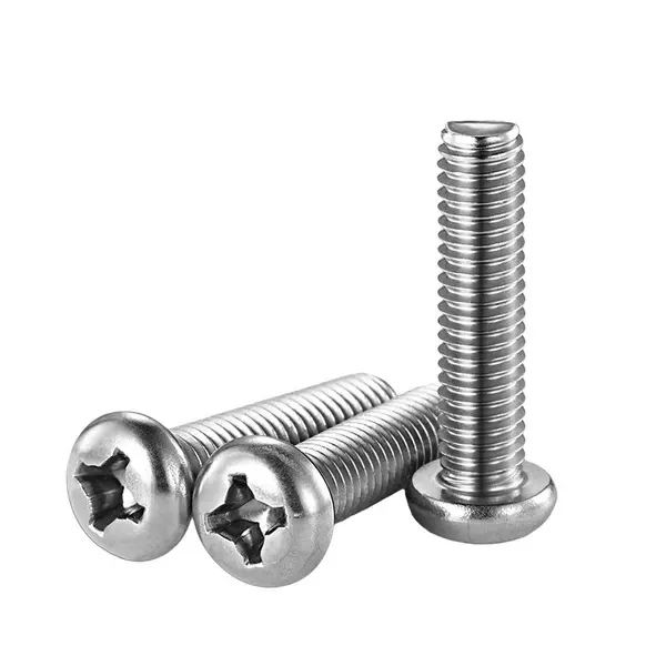 Picture of Round head Nuts Bolts Stainless Steel for CNC, Robotics, Motor, Computer, Mobile, Equipment, Machine Screw (10 piece set) (M2*8 Black)