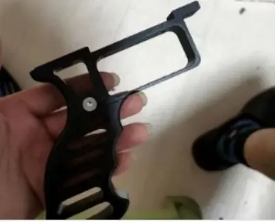 Picture of New stainless steel grip for bow catapult outdoor gaming accessories (high quality) (Black)