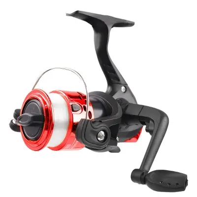 Picture of Fishing gear manufacturers wholesale electroplated fishing wheels lightweight 200 with line mini fishing wheels sea rod fishing wheels (Red)