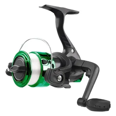 Picture of Fishing gear manufacturers wholesale electroplated fishing wheels lightweight 200 with line mini fishing wheels sea rod fishing wheels (Green)
