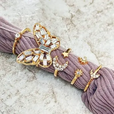 Picture of 05 pcs Butterfly Ring for women 