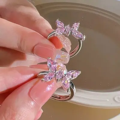 Picture of Diamond Cut Fnger Ring for Womens Beige