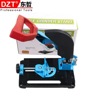 Picture of Best in Market multifunctional Angle Grinder Bracket Drill Angle Grinder Guard Base Cutting, Grinding, Polishing, Sharpening (Blue)
