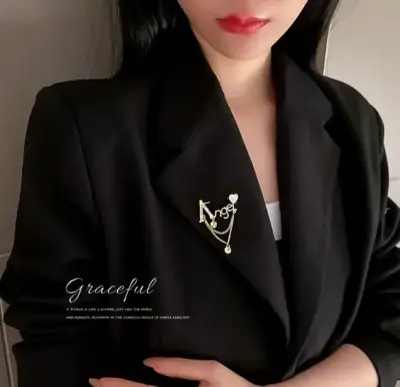 Picture of Angel Brooch for Women Gold