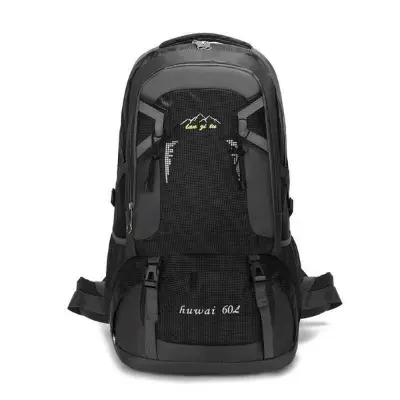 Picture of Backpack Large Capacity Travel Backpack 60L Outdoor Mountaineering Bag Men's and Women's Sports Leisure Backpack (Navy Blue,Full Look: 60)