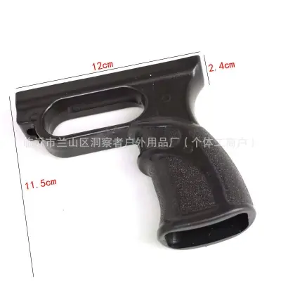 Picture of New Resin Grip for Catapult Slingshott Rifle outdoor gaming accessories (High Quality) (Black)