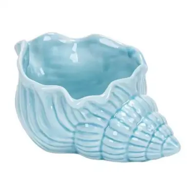 Picture of 01 pcs Colourful small shell tray for home decor White