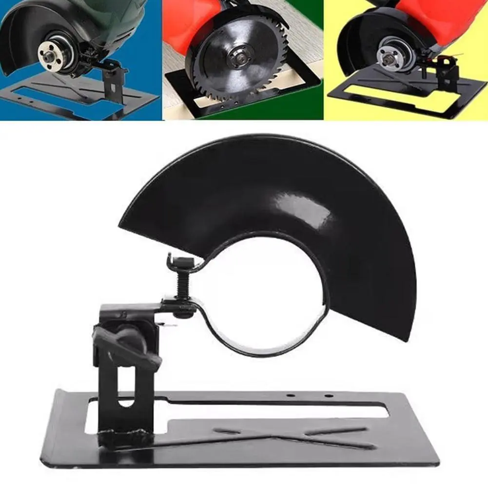 Picture of Angle Grinder Bracket 100 size 4" balance cutting frame guard bracket for cutting, grinding, polishing and drilling (Black)