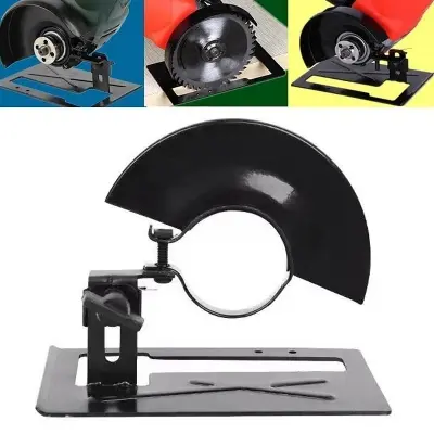 Picture of Angle Grinder Bracket 100 size 4" balance cutting frame guard bracket for cutting, grinding, polishing and drilling (Black)