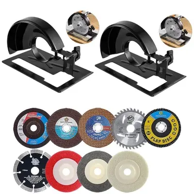 Picture of Angle Grinder Bracket 100 size 4" balance cutting frame guard bracket for cutting, grinding, polishing and drilling (Black)