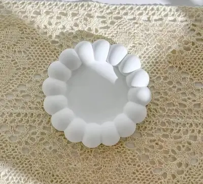 Picture of 01 pcs colourful gypsum big bubble tray for home decore White