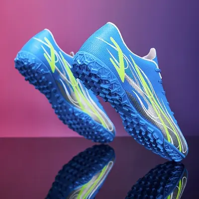 Picture of Football boots shoes youth football club training sports football boot shoes (Black,EU:38)