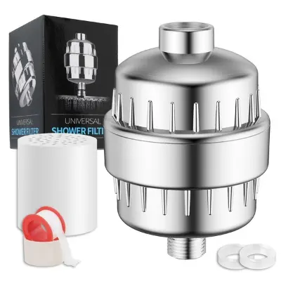 Picture of High quality Shower Filter highly durable 15-Level household combination bath Water Purifier long use (Heavy Duty) ()
