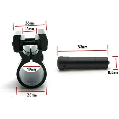Picture of Red high beam laser infrared laser aiming light metal catapult accessories (Black)