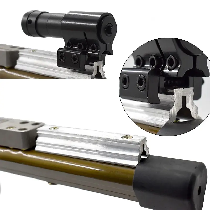 Picture of Aluminum Mount Bracket Aiming Scope Owl Scope Base Rail Clamp (Screw Set Free) (Silver)