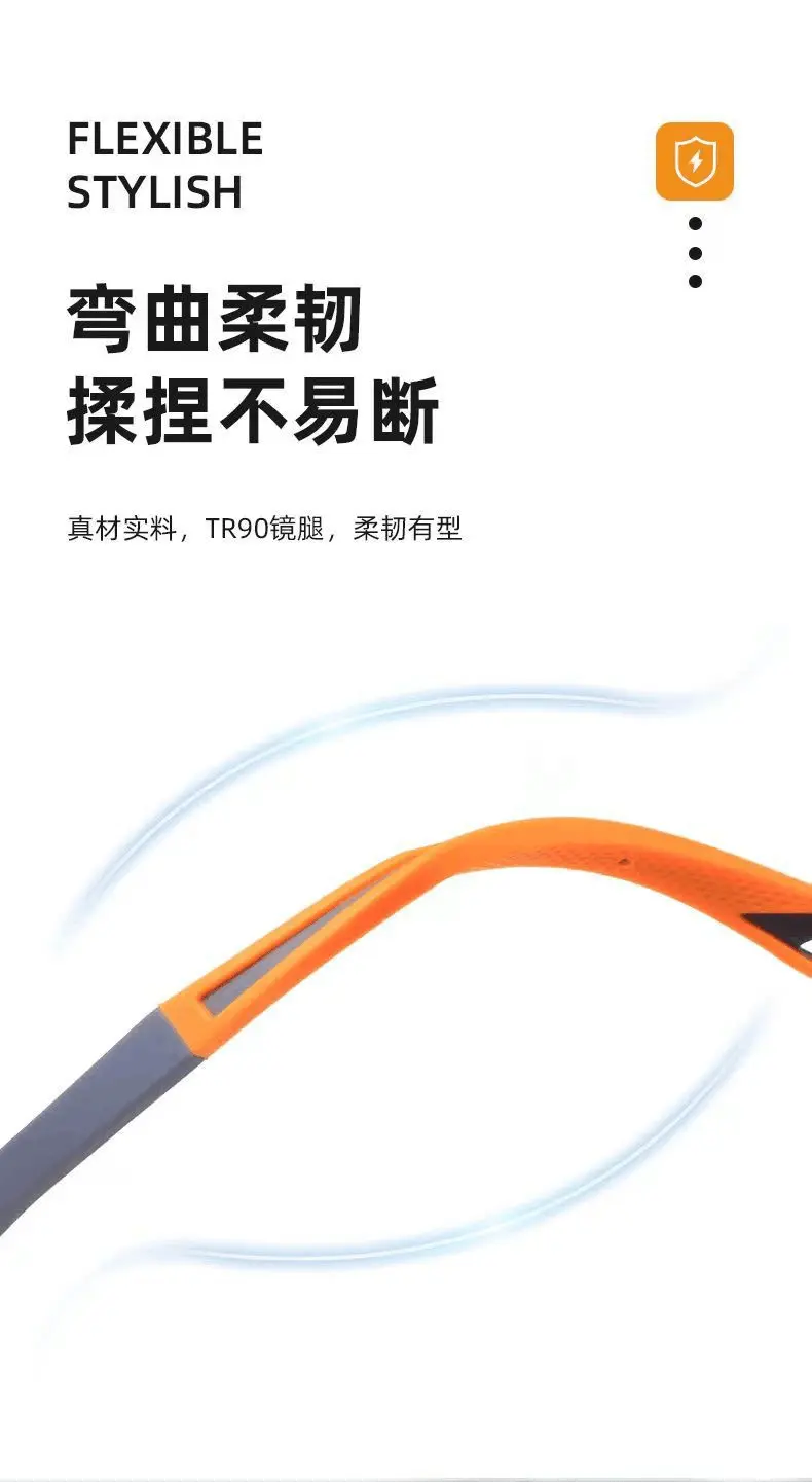 Picture of Reading Glasses Sports Non-slip Men's and Women's Fashionable Ultra-light Middle-aged High-definition Anti-blue Light Reading Glasses (One Size,Grey)