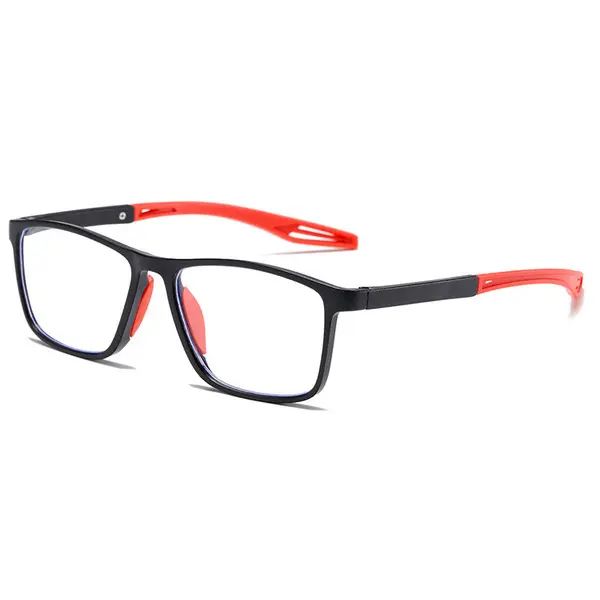 Picture of Reading Glasses Sports Non-slip Men's and Women's Fashionable Ultra-light Middle-aged High-definition Anti-blue Light Reading Glasses (One Size,Red)