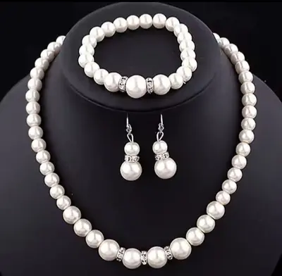 Picture of Chain Set for Women _003 White