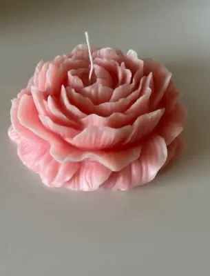 Picture of Peony Flower  Scented Candle for home decore Multicolor