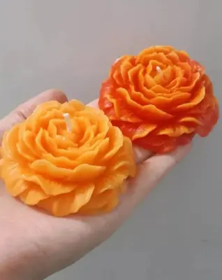 Picture of Peony Flower  Scented Candle for home decore Multicolor