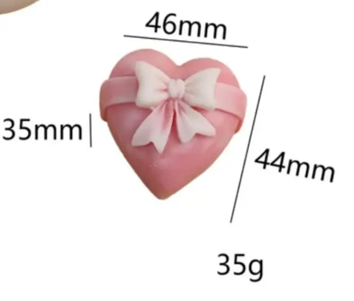 Picture of Heart shape Scented candle for home decore Multicolor