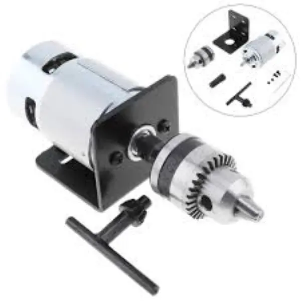 Picture of 775 Motor Bracket Fixed Base Metal Bracket 775 Motor Base 755 Motor Base Iron (Black)