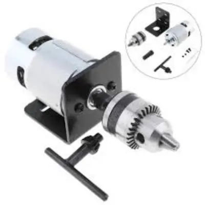 Picture of 775 Motor Bracket Fixed Base Metal Bracket 775 Motor Base 755 Motor Base Iron (Black)